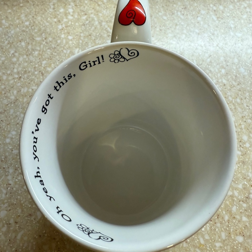 Suzy Toronto Inspirational Floral Mug Crazy Brave Wicked Strong Drinking Cup New - Picture 9 of 12